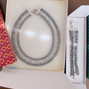 Statement 2pc necklace and bracelet set